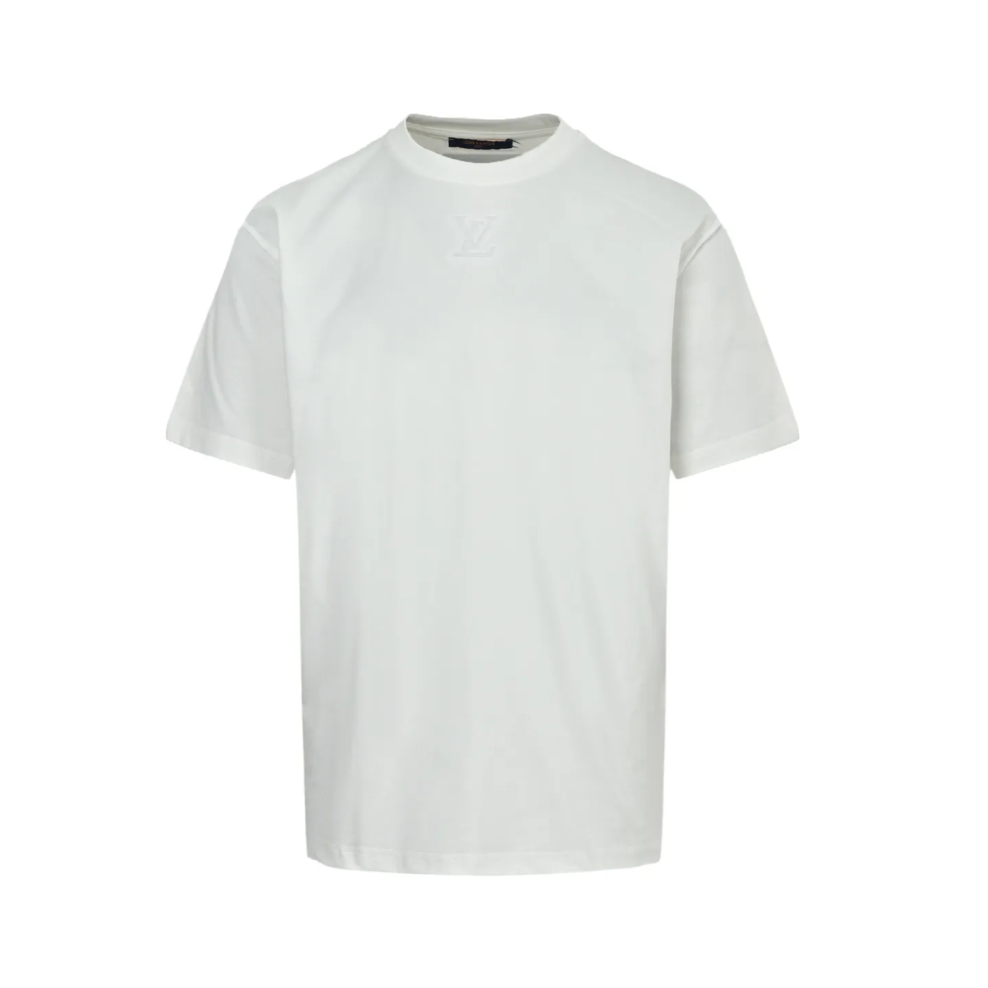 Louis Vuitton/Louis Vuitton three-dimensional embossed logo short sleeves